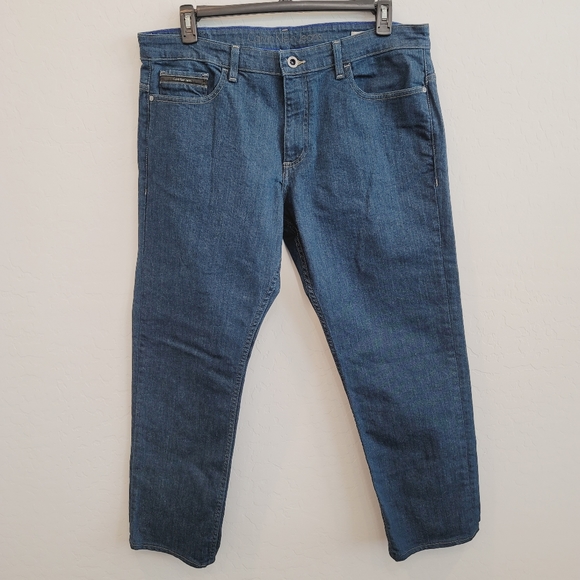 Calvin Klein Jeans Slim Fit Denim Jeans Size 38x32 - Picture 8 of 14